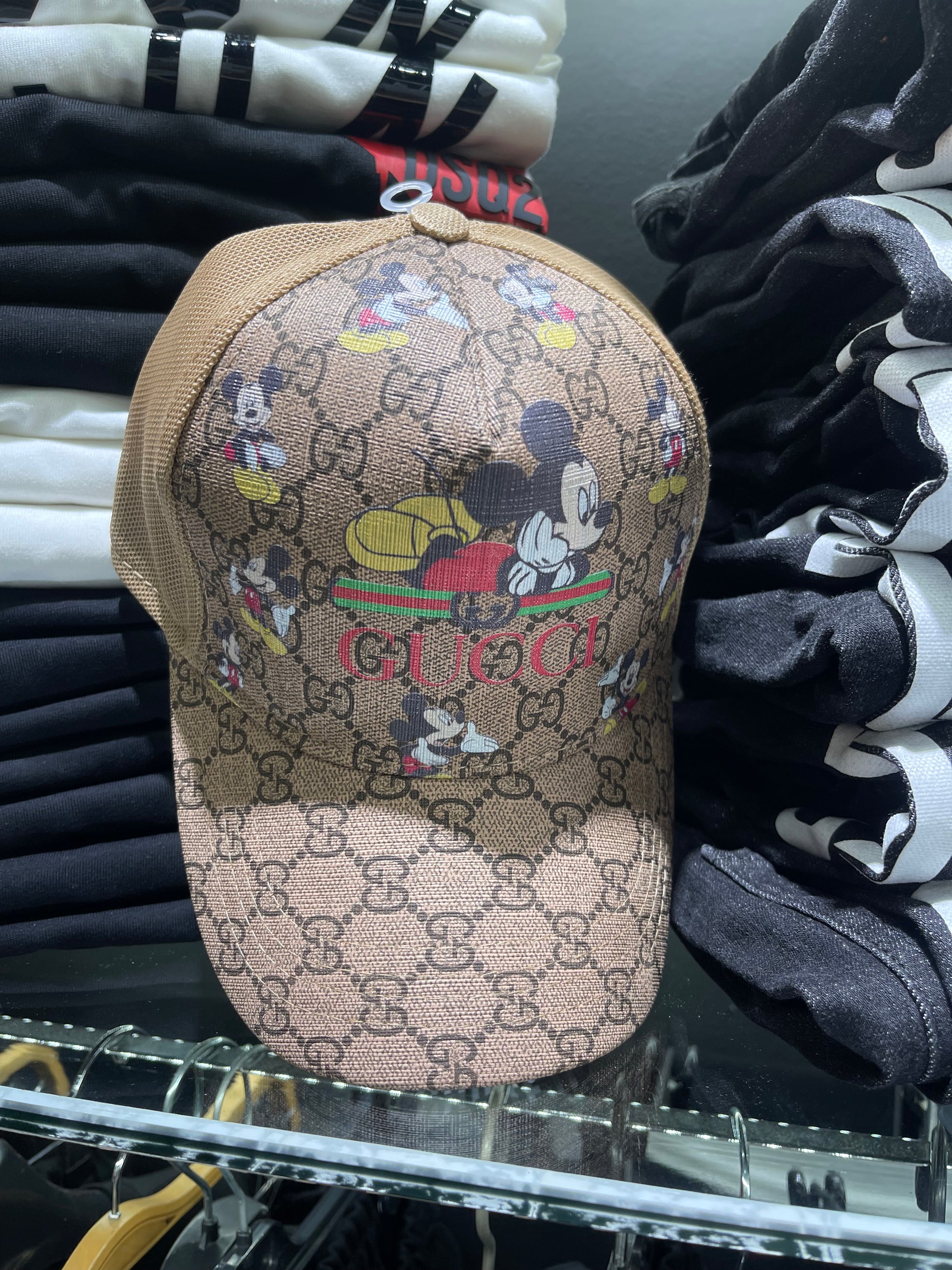 Gucci mickey καφέ