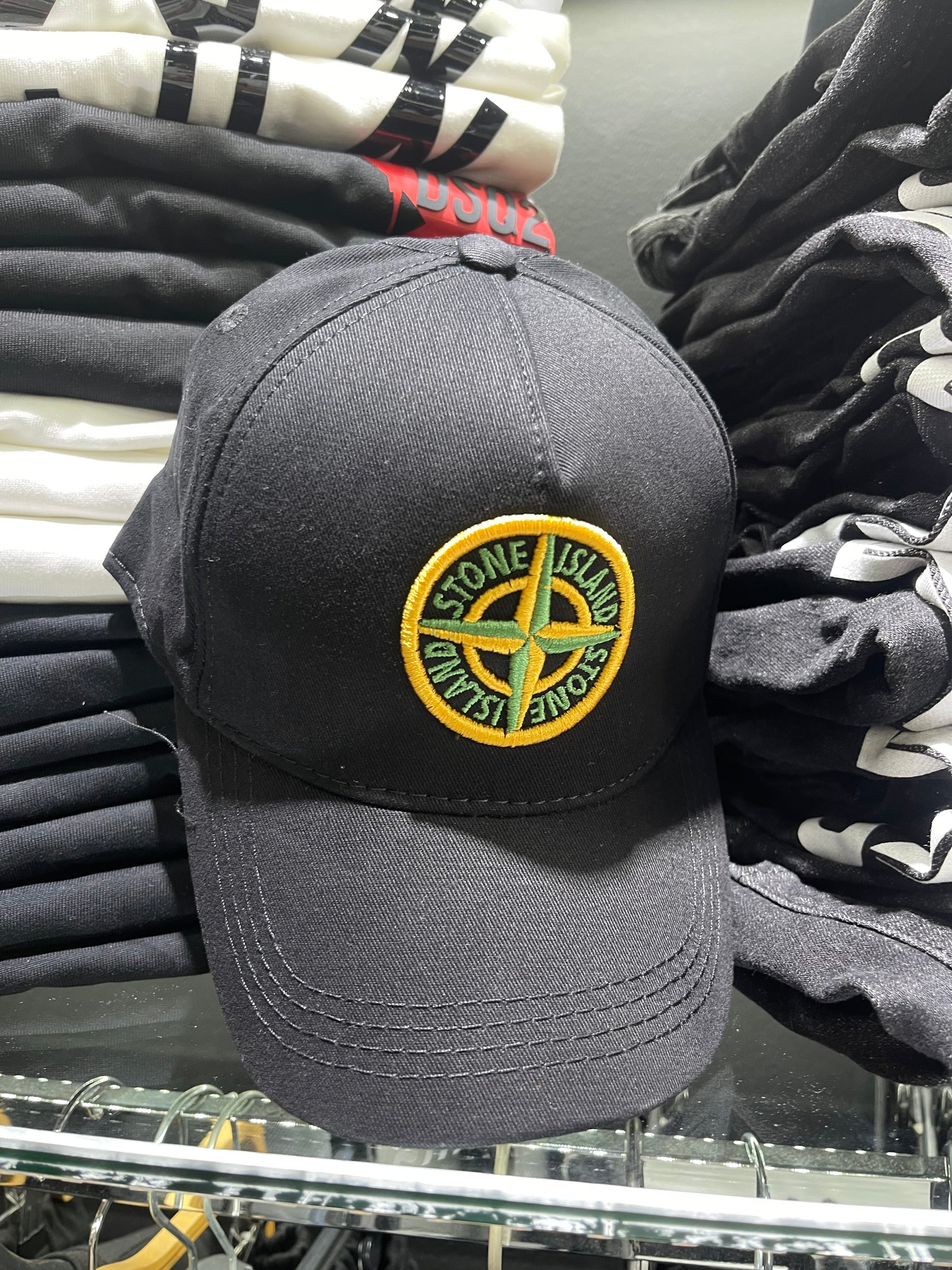 Stone Island μαύρο-κίτρινο